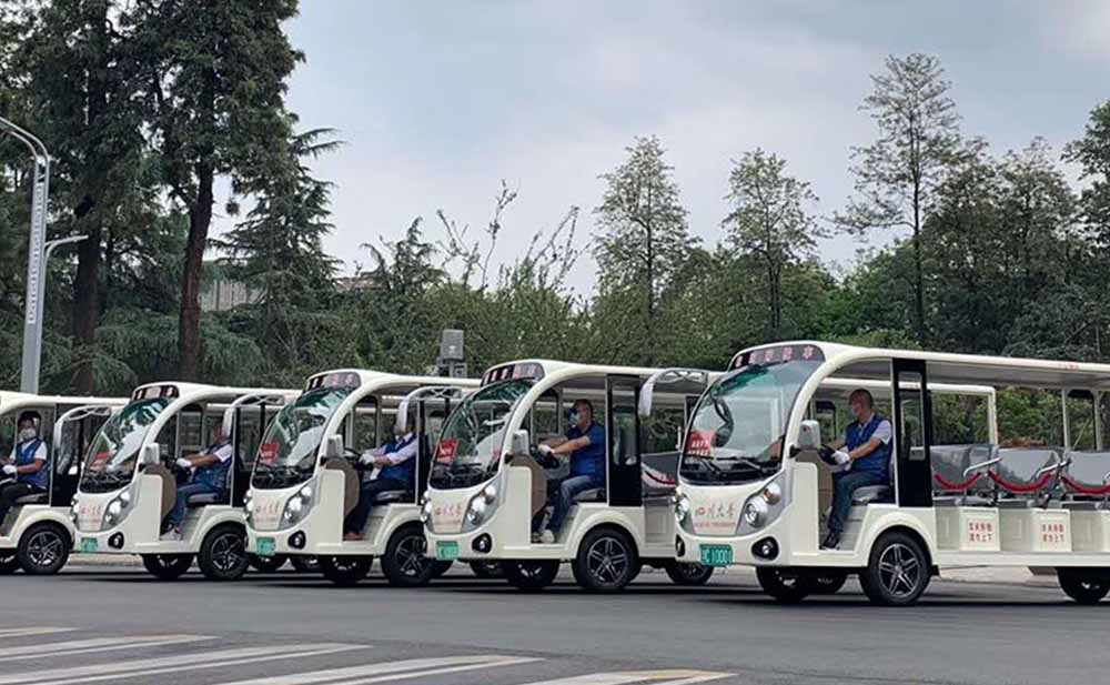 四川大學(xué)觀光車案例圖片