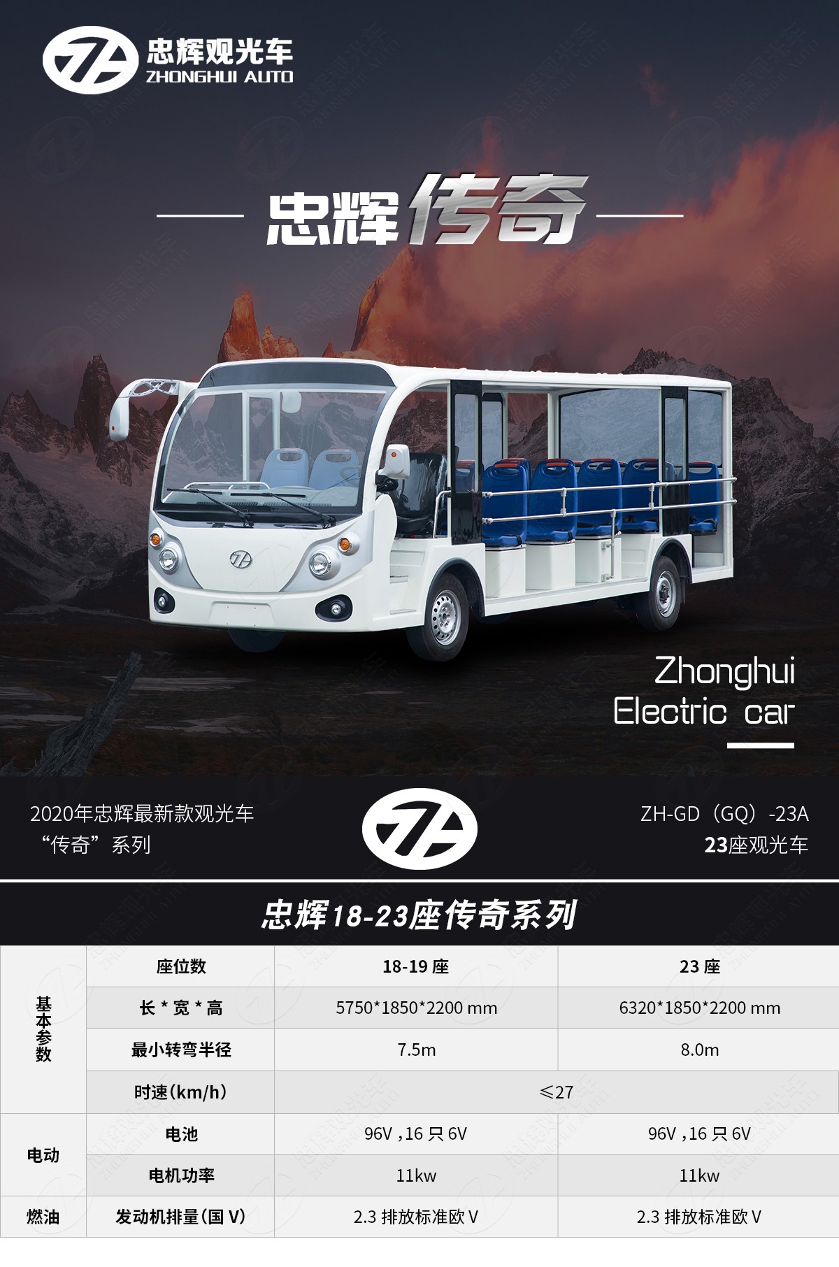 18座電動(dòng)觀光車