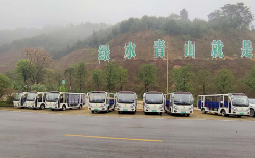 廣西南寧高峰森林公園觀光車報價及觀光車圖片